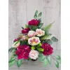 Piwonia Anemon z Różyczkami stroik + bukiet do wazonu N02/25