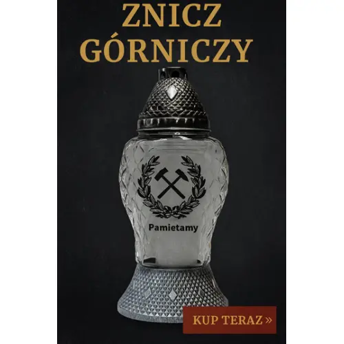 Znicz dla górnika-tradycyjne znicze górnicze