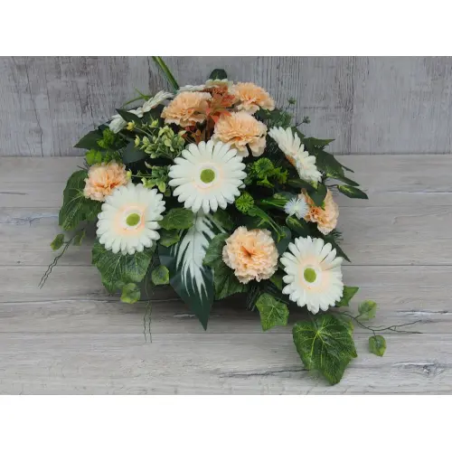 Stroik kompozycja na grób gerbera goździk 1/2