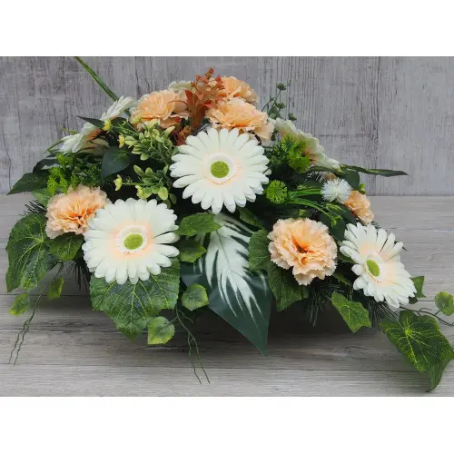 Stroik kompozycja na grób gerbera goździk 1/2