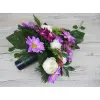 Komplet Nagrobny Fioletowa gerbera z Peoniami - Zestaw Stroik + Bukiet