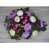 Komplet Nagrobny Fioletowa gerbera z Peoniami - Zestaw Stroik + Bukiet