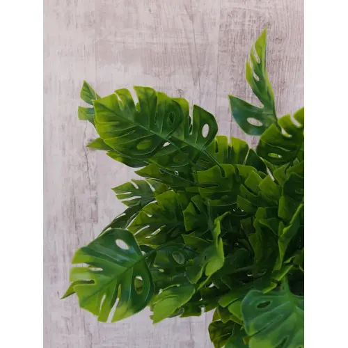 GAŁĄZKA DODATEK DO KWIATÓW LIŚĆ MONSTERA GUMOWA