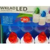Wkłady LED Cortina Minor 2 90 w różnych kolorach w pudełku zbiorczym.